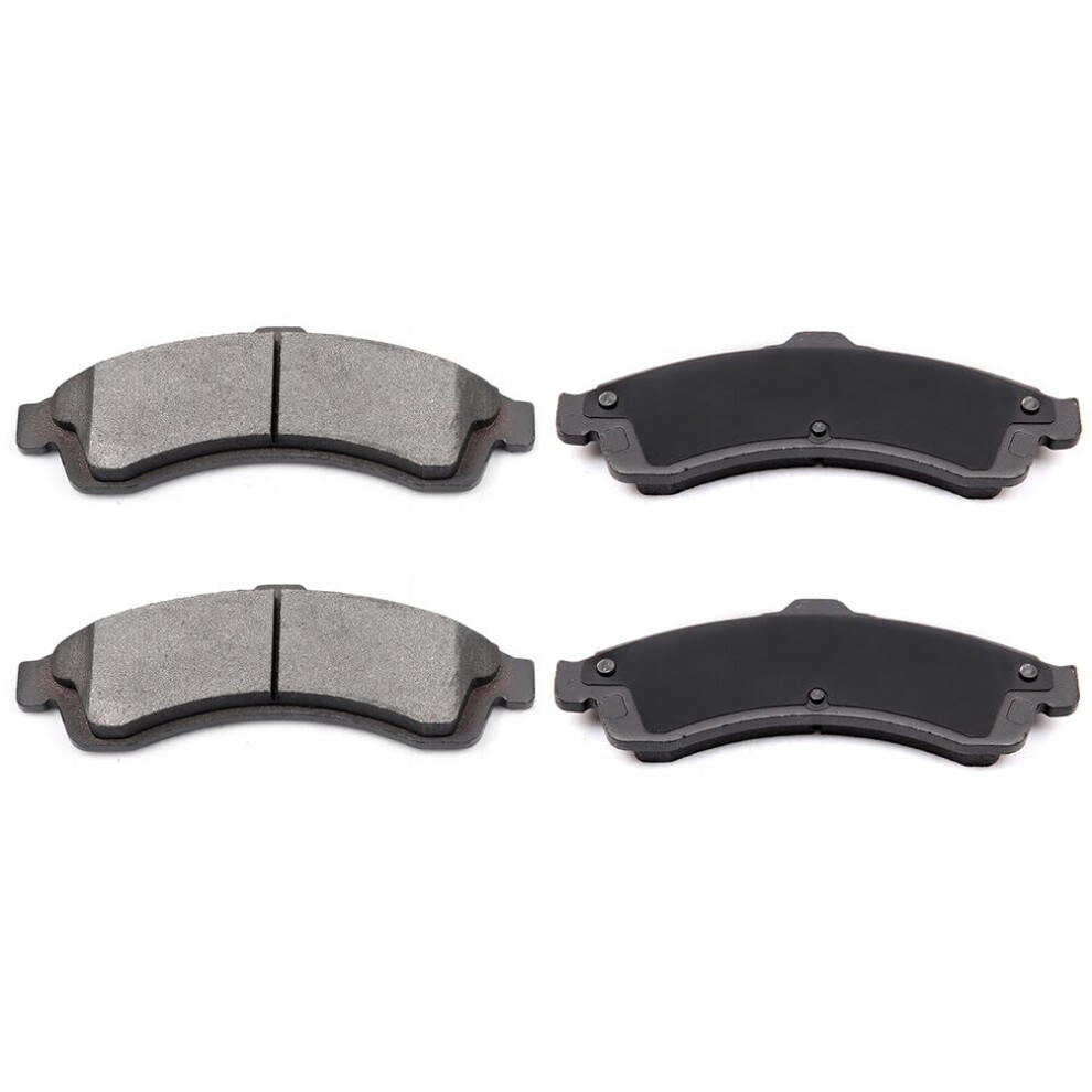 Eccpp D882-7759 Front Semi Metallic Disc Brake Pad Set Fit For Buick Rainier 2004-2005 For Chevrolet Ssr 2003-2005 For Chevrolet Trailblazer 2002-200 840342734702