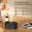 Waterless Diffuser for Essential Oil Nebulizer,Mini Air Machine Black 6