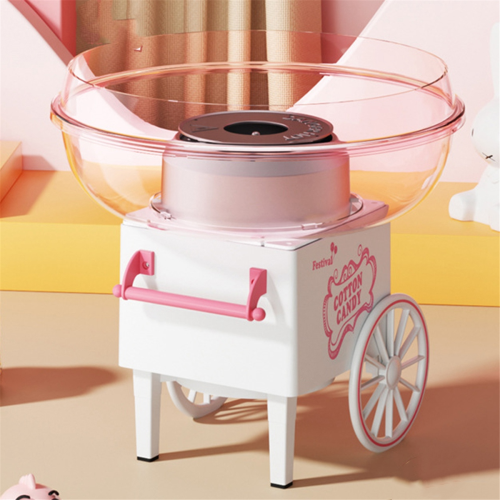 Mini Cotton Candy Maker with Sugar Scoop Pink, EU Plug 1