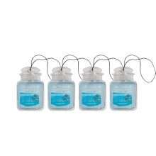 Yankee Candle Auto Luchtverfrissers Hangende Auto Jar Ultimate Neutraliseert geuren tot 30 dagen Ocean Air 0,96 OZ (4 stuks)