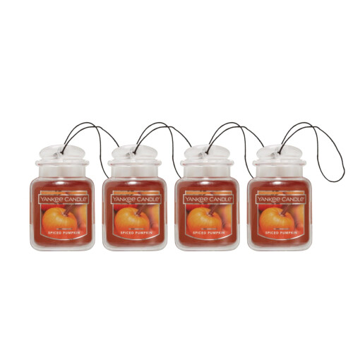 Yankee Candle Yankee Candle Car Jar Ultimate Citrouille pice 0,96 OZ (Pack de 4)