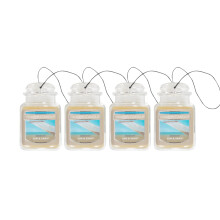 Yankee Candle Auto-Lufterfrischer, hngendes Autoglas, neutralisiert Gerche bis zu 30 Tage, Sonne und Sand, 0,96 oz (4er-Pack)