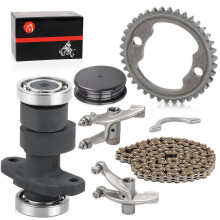 Nockenwelle & Kipphebel & Nockensteuerkettenradsatz fr Honda TRX300EX TRX300X 19932009, FourTrax 250 TRX250X 19872002