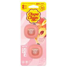 Chupa Chups Rosy Peach lgfrissto - hosszan tart szrakoztat illat, sznes autfrissto - 1 csomag (sszesen 2 db)