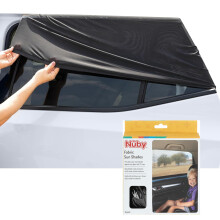 Nuby Autosedacka Slunecn clona na okno vozidla | 2 balen| Prodyn stovina | Funkce plnho okna pro prouden cerstvho vzduchu | Blokuje chyby slu