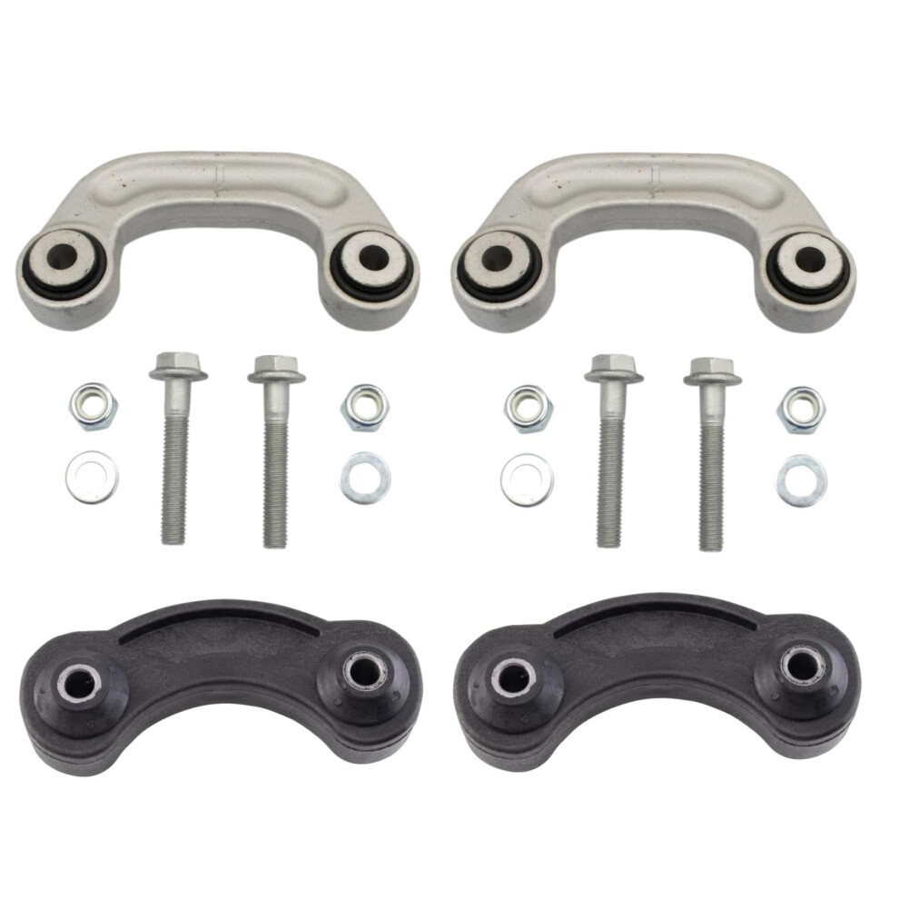 Trq Front & Rear Sway Bar Stabilizer Link Set Compatible With 20062011 Audi A6 20052011 A6 Quattro 20072011 S6 195591473507