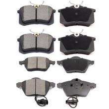 ECCPP D840-7715 D1017-7920 Przednie tylne ceramiczne klocki hamulcowe Pasuja do Audi A4 1999-2008 Dla Audi A4 Quattro 2002-2006 Dla Audi A6 1998-2004