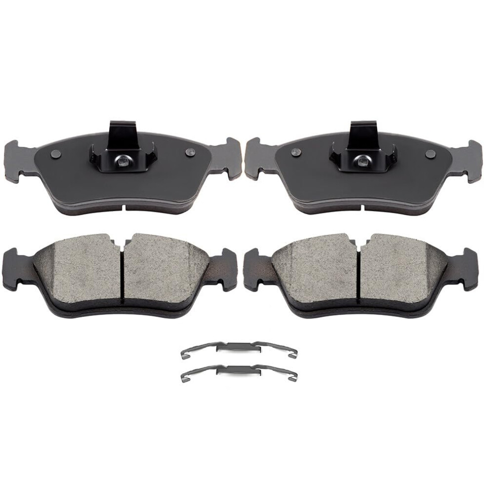 Eccpp D781-7649 4Pcs Front Ceramic Disc Brake Pad Set Fit For Bmw 318I 1992-1999 For 318Is 1992-1999 For 318Ti 1995-1999 For 320I 1992 1994-1995 2001 840342797844