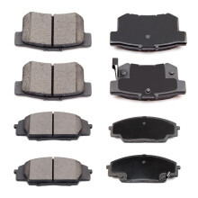 ECCPP D829-7702 D537-7418 Przedni i tylny ceramiczny zestaw klockw hamulcowych pasuje do Acura CSX 2007-2010 Dla Acura RSX 2002-2006 Dla Honda Civic