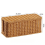 Handmade Cable Management Box Rattan Organizer 6