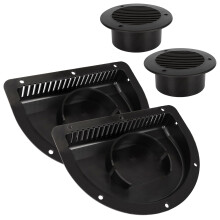 Lonffery RV ventilatieroosters voor aanhangwagens - zijventilatieopeningen voor ATV-fietsvrachtwagens