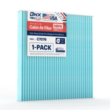 BNX TruFilter C7076 Kabineluftfilter HEPA 99,97% MADE IN USA Kompatibel med Cadillac: Escalade; Chevrolet: Silverado Suburban Tahoe; GMC: Sierra