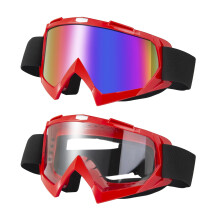 LJDJ Crossmotor- en motorbril 2-pack - ATV-rijden Ski- en racebril - Winddichte offroad-veiligheidsbril voor heren Dames en jongeren