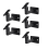 5 Pcs Adjustable Swivel Handrail Brackets,for Outdoor Staircase 1