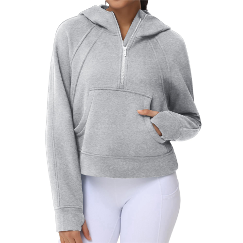Womens' Hoodies Grey M 1