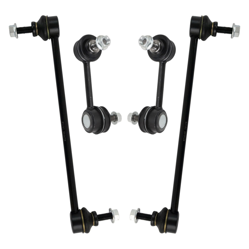 Trq Front & Rear Sway Bar Stabilizer Link Set Compatible With 20152017 Chrysler 200 195591346610