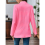 Women's Stand Collar Jacket Rose Red L 9