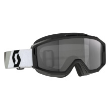 SCOTT 285538-7702053 Split OTG zandstofbril Premium zwart/wit met donkergrijze lens