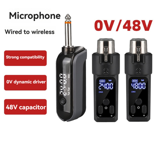 Microphone Converter Transmitter Receiver System for Dynamic 2