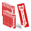 Fire Extinguisher Signs, 15 Pack 4x12 Inch Signs 2