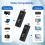 Wireless -Compatible Transmitter and Receiver LED Display Black 11