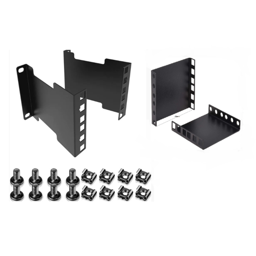 2U Server Rack Depth Extender - Recessed Mount Adapter Kit 1