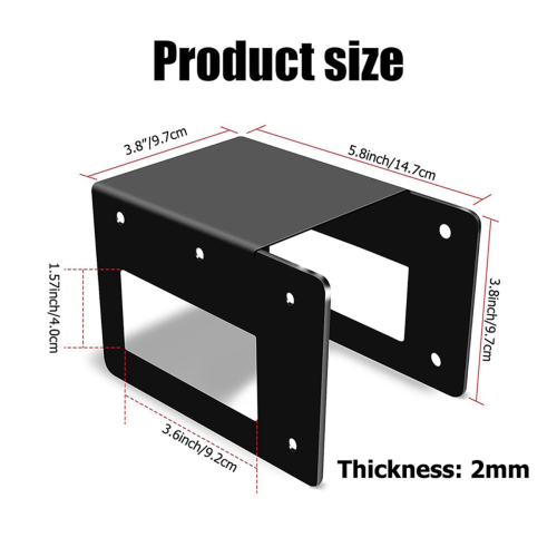 2pcs Adjustable Firewood Racks Duty Log Storage Solution Bracket 2