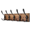 2 Pack Coat Rack Wall Mount 16.8" Rustic Hat Hooks 5