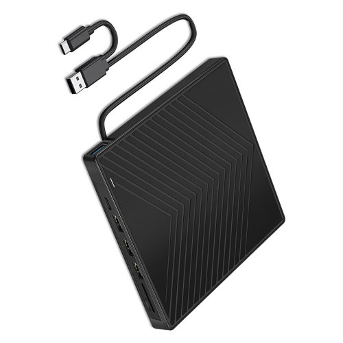 External CD DVD Drive USB 3.0 Type-C Burner Reader 2