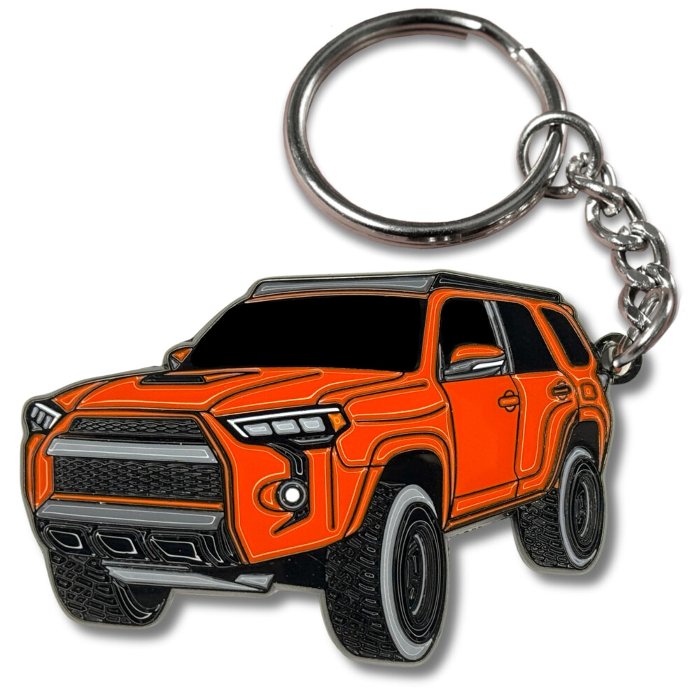 Four Wheel Beast 4Runner Accessories Keychain 4 Runner Key Chain Key Fob Cover 3Rd 4Th 5Th Gen Mods Trd Car Accessories Solar Octane 783385656801