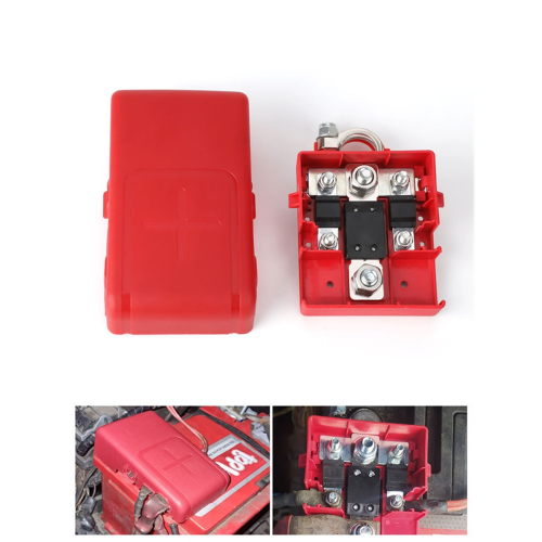 32V 400A Car Quick Release Fused Battery Distribution Terminal Red 2