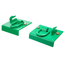 VEVOR 5/16"" tractoremmerhaak met spanring, klasse 70 gesmeed staal, 2 stuks, vastgeschroefde grijphaak met achterplaat, compatibel voor tractoremmer