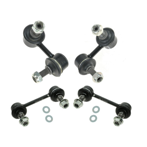 TRQ Sway Bar Stabilizer Link Set Front & Rear Compatible with 00-09 S2000