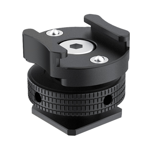 360 Rotatable Cold Shoe Mount Adapter for Microphone 1