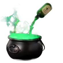Halloween Decorations Indoor with Magic Floating Potion Bottles, A