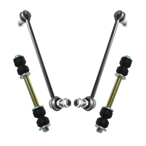 TRQ Sway Bar Stabilizer Link Set Front & Rear Compatible with 00-04 Frontier