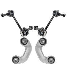 TRQ Stabilisator-Verbindungssatz vorne und hinten, kompatibel mit 9799 A8 9703 A8 Quattro 0103 S8