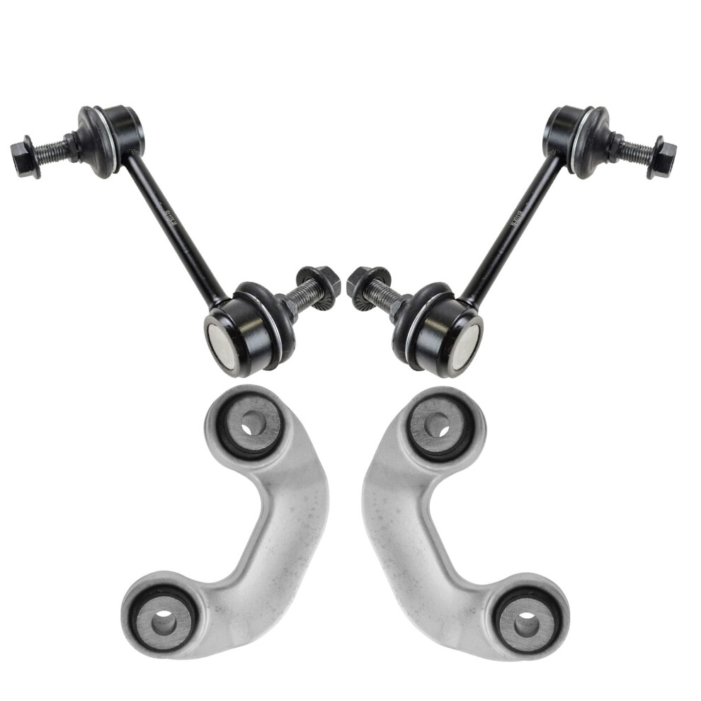 Trq Sway Bar Stabilizer Link Set Front & Rear Compatible With 9799 A8 9703 A8 Quattro 0103 S8 195591761413