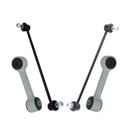 TRQ Sway Bar Stabilizer Link Set Front & Rear Compatible with 06 330xi