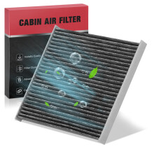 BDFHYK Kabineluftfilter med aktivt kul Kompatibel med Chrysler 200 2015-2017 Kompatibel med Jeep Cherokee 2014-2018 Udskift# CF12000 68223044AA