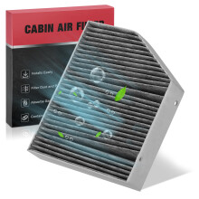 BDFHYK Kabineluftfilter med aktivt kul Kompatibel med Mercedes-Benz C300 C43 AMG CLS450 E450 E53 AMG GLC300 GLC43 AMG G550 G63 AMG SL55 AMG E450