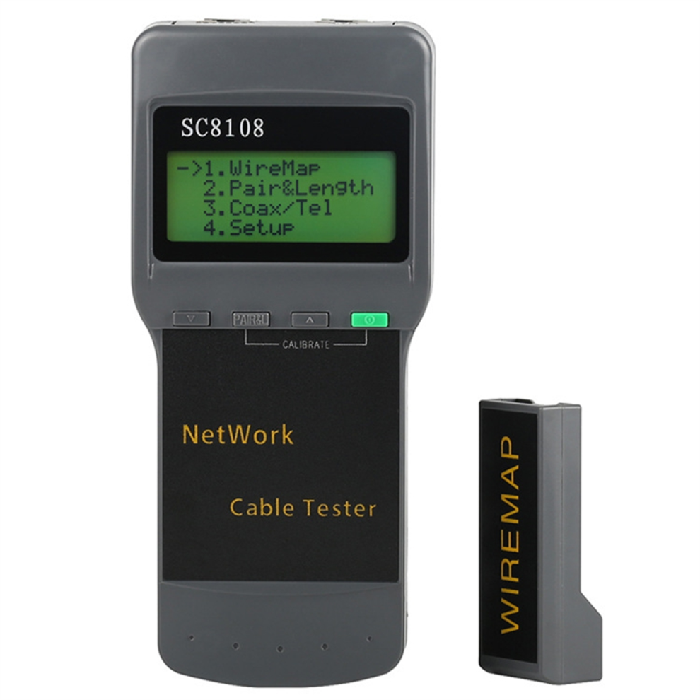 Rj45 Lan Network Cable Tester Sc8108 Stp Utp Ca5e Cat6 4851747395197