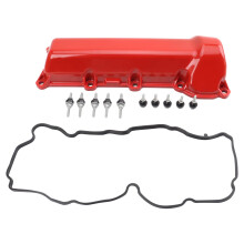 TRQ Couvercle de valve gauche rouge ct conducteur compatible avec Dodge Dakota Durango 2005-2009 2007-2011 Nitro 2005-2010 Ram 1500 2006-2010 J