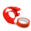 Machine for Painter Masking Tape Dispenser with Tool Red 1
