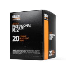 CERAKOTE Ceramic Glass Coat Protectant Protectant Pack (20 Count Wipes) - Hydrofobisk bilregnafvisende middel Langtidsholdbar og holdbar keramisk