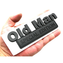 1 pakke Big Old Man Special Edition emblemer 3D Badge Decal Udskiftning af billastbil Kompatibel med Universal Vehicle Truck SUV Decal Sticker St