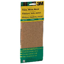 3M universal sandpapirark 3-2/3-tommer gange 9-tommer 60-100-150 Assorted Grits 6-Sheets