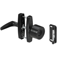 Stanley Hardware S748-257 CD1703 Screen or Storm Door Knob Latch in Black Coated