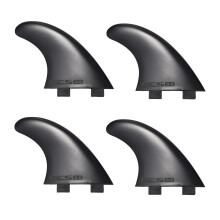 12Pcs Plastic Nylon+Fiberglass Black for Surf Fins G5 Size
