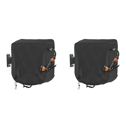 Square Hose Turntable Cover Wall-Mounted Retractable Reel 1